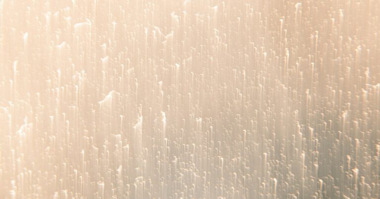 Light passing through a translucent textured surface